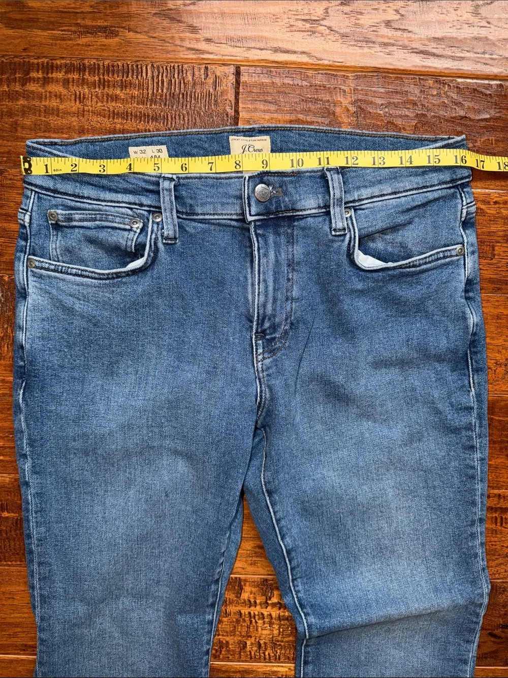 J. Crew Mens 484 stretch denim Jeans, 32 x 30
